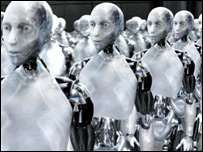 في فيلم آي-روبوت كانت الروبوتات قادرة على التعبير المعقد عن المشاعر