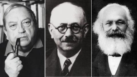  اليمين- كارل ماركس- مارك بلوخ- جاك لوغوف