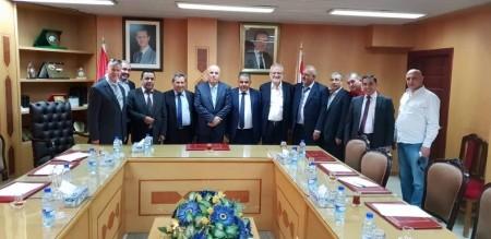  تستقبل وفدا أردنيا لترتيب استئناف النقل البري