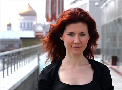 آنا تشابمان في موسكو (عن «الانترنت») 