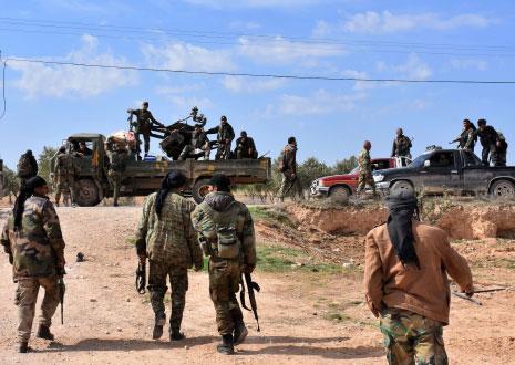 سيطر الجيش على عدد من البلدات في محيط مطار الجراح شرق حلب (أرشيف ــ أ ف ب) 