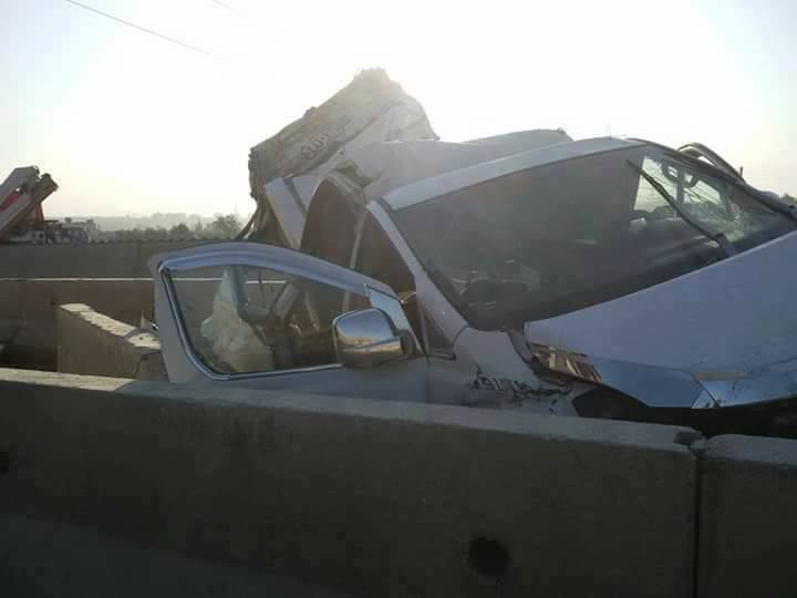 حادث مروري مروع على أوتوستراد دمشق حمص