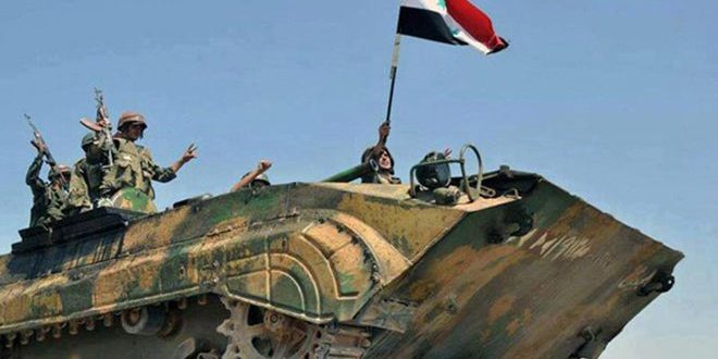 الجيش العربي السوري يحقق تقدماً جديداً في عملياته ضد إرهابيي “داعش” بريف حمص الشرقي ويستعيد السيطرة على قرية الوهابية