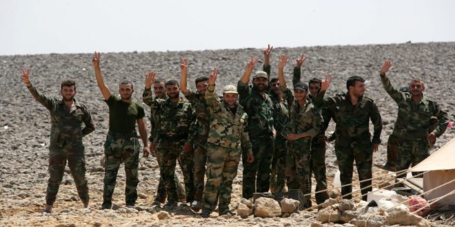 معركة الجرود في خواتمها والجيش العربي السوري يفجر نفقاً في دير الزور