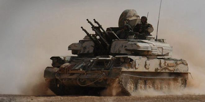 ضربات مكثفة الجيش العربي السوري على تجمعاته ومقراته بدير الزور