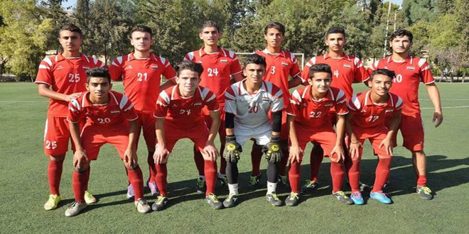 منتخب سورية للناشئين بكرة القدم في طاجيكستان لخوض تصفيات آسيا