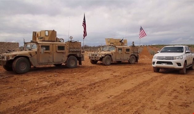 موقعين عسكريين للقوات الأميركية في محافظة الرقة