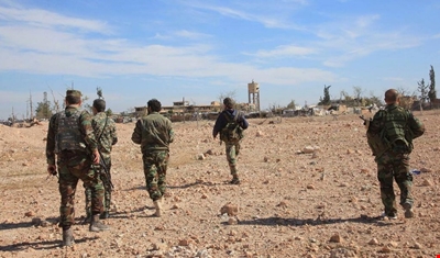 الجيش العربي السوري وحلفاؤه يحررون تلة أبو فارس شمال حميمة بريف حمص