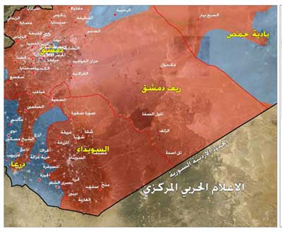 هكذا انهى الجيش العربي السوري والحلفاء وجود الإرهابيين بمساحة تقدر بأكثر من 13000 كلم مربع