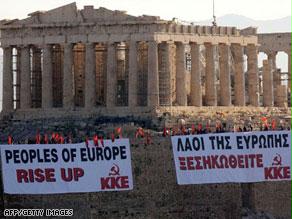 مخاوف من توسع رقعة الأزمة المالية في اليونان لتشمل دولاً أوروبية أخرى.