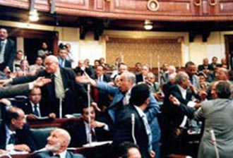 مشهد من البرلمان المصري