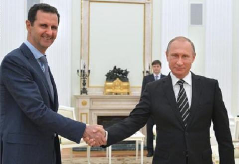  الأسد وفلاديمير بوتين
