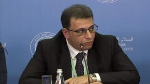  عن تعيين أحمد الكزبري رئيسا عن دمشق لأعمال اللجنة الدستورية السورية