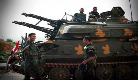  فعل الجيش السوري برتل جبهة النصرة في ريف حماة
