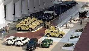 تدريبات عسكرية داخل أسوار البرلمان الكويتي