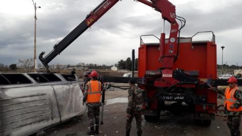 وفاة مواطن وإصابة آخرين بحادث سير مرّوع على طريق الوعر في حمص