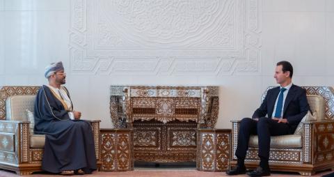الرئيس الأسد للبوسعيدي: ما ينقصنا كعرب وضع أسس للعلاقات السياسية مبنية على مصالح الشعوب