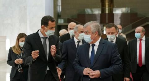  بشار الأسد يستقبل وفدا روسيا برئاسة المبعوث الخاص للرئيس بوتين