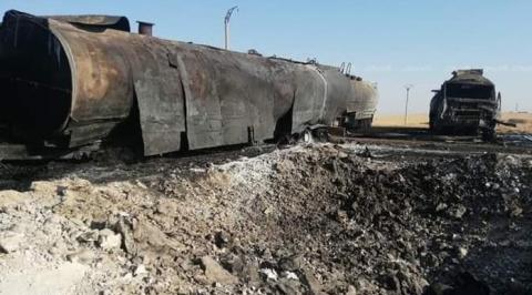  وجرحى جراء استهدافات مجهولة لحراقات النفط السوري المسروق شمالي البلاد