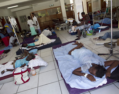 أصيب أكثر من 18 ألفا بالكوليرا في هايتي 