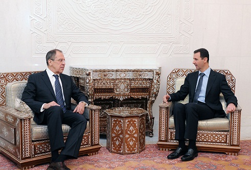 2012-02-07 الرئيس الأسد يستقبل وزير الخارجية الروسي سيرغي لافروف 