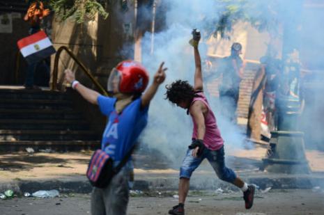 الغضب الشعبي في مصر أمس (خالد دسوقي ــ أ ف ب) 