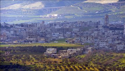 جسر الشغور في ادلب قرب الحدود التركية في 2 شباط الحالي (ا ف ب) 