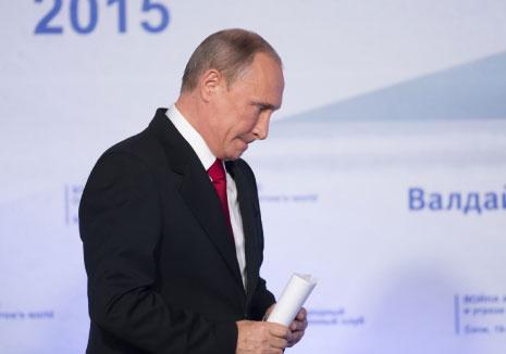 الرئيس الروسي: واشنطن تخدع روسيا وتفرض إملاءاتها على الجميع (أ ف ب) 