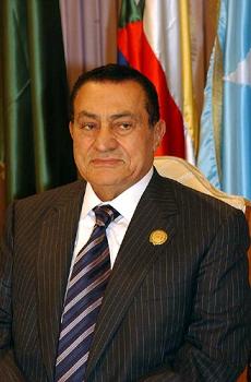 الرئيس المصري محمد حسني مبارك