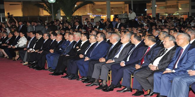 ممثلاً للرئيس الأسد.. المهندس خميس يفتتح معرض دمشق الدولي بمشاركة 43 دولة عربية وأجنبية