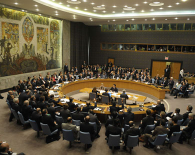 العقوبات الجديدة يؤمل أن يجيزها مجلس الأمن نهاية الشهر القادم