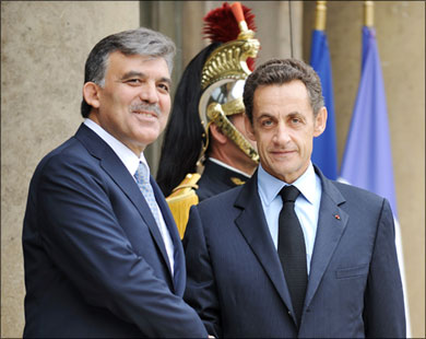 ساركوزي عرض على غل التعاون الثنائي بدلا من انضمام أنقرة للاتحاد الأوروبي