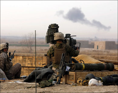 قوات الناتو دفعت بـ15 ألفا من جنودها إلى مرجة لمواجهة مقاتلي طالبان