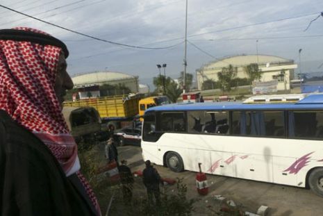 من موقع حادث اطلاق النار في دير عمار اليوم